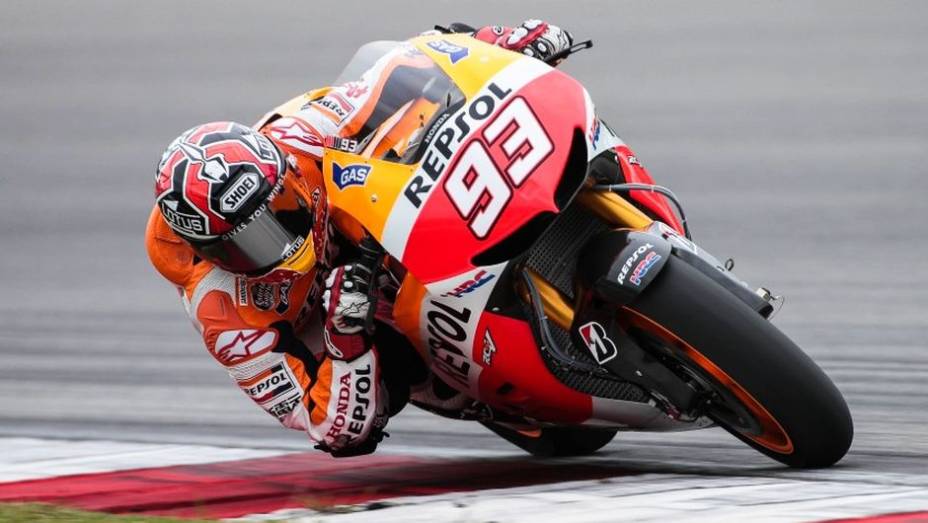 Marc Marquez fechou a trinca espanhola na ponta de cima da tabela | <a href="https://gutenberg.quatrorodas.abril.com.br/moto/noticias/motogp-pedrosa-lidera-primeiro-dia-testes-732984.shtml" rel="migration">Leia mais</a>