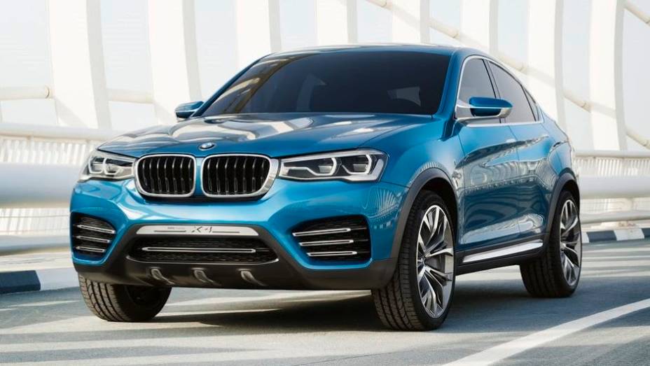 BMW X4 concept | <a href="https://gutenberg.quatrorodas.abril.com.br/saloes/xangai/2013/bmw-x4-concept-738669.shtml" rel="migration">Leia mais</a>