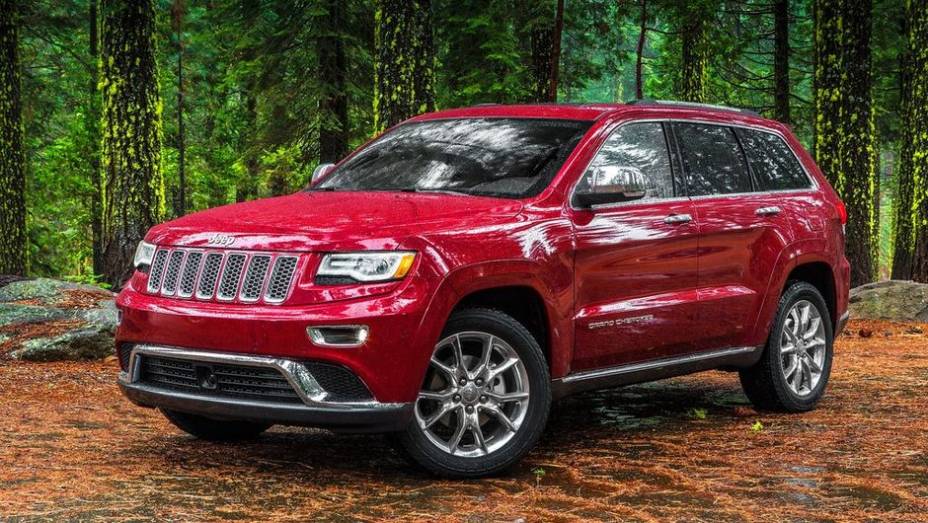 SUVs médios de 2 fileiras - 2013 Jeep Grand Cherokee - Preço inicial nos EUA: US$ 28.795 - Preço inicial no Brasil: R$ 159.900 | <a href="%20https://gutenberg.quatrorodas.abril.com.br/noticias/mercado/gm-domina-premio-best-cars-for-families-2013-738171.shtml" rel="migration">Leia mai</a>