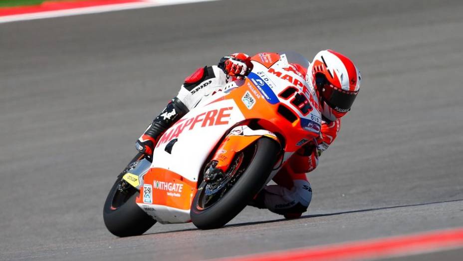 Os pilotos voltam à pista no sábado, para os últimos treinos livres e para a classificação | <a href="%20https://gutenberg.quatrorodas.abril.com.br/moto/noticias/motogp-marquez-domina-treinos-eua-739126.shtml" rel="migration">Leia mais</a>