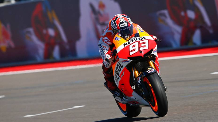 Marc Márquez (Repsol Honda Team) conquistou sua primeira pole em Austin | <a href="https://gutenberg.quatrorodas.abril.com.br/moto/noticias/marquez-faz-1a-pole-carreira-austin-739216.shtml" rel="migration">Leia mais</a>