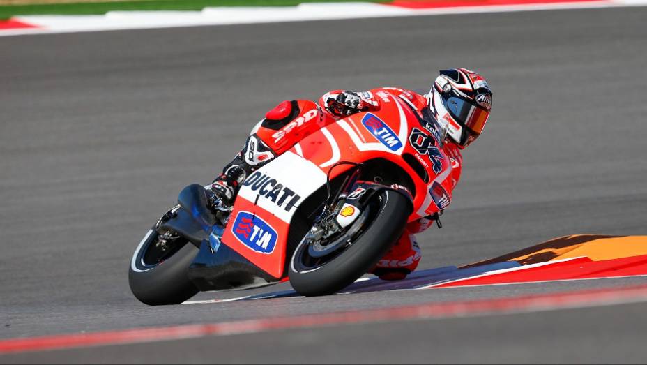 Andrea Dovizioso (Ducati Team) foi o sétimo | <a href="https://gutenberg.quatrorodas.abril.com.br/moto/noticias/motogp-marc-marquez-vence-gp-americas-739261.shtml" rel="migration">Leia mais</a>