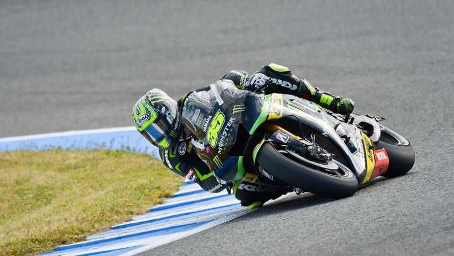 Cal Crutchlow obteve a terceira posição | <a href="https://gutenberg.quatrorodas.abril.com.br/moto/noticias/motogp-lorenzo-lidera-treinos-jerez-740399.shtml" rel="migration">Leia mais</a>