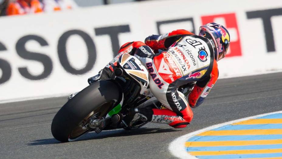 Stefan Bradl obteve o quinto lugar | <a href="https://gutenberg.quatrorodas.abril.com.br/moto/noticias/motogp-pedrosa-lidera-treinos-le-mans-741656.shtml" rel="migration">Leia mais</a>