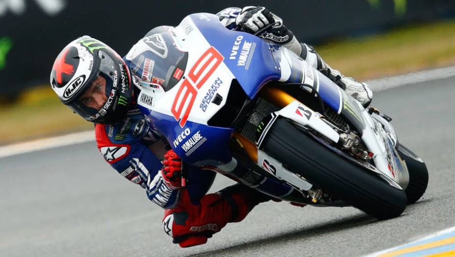 Jorge Lorenzo (Yamaha Factory Racing) terminou a prova em sétimo | <a href="https://gutenberg.quatrorodas.abril.com.br/moto/noticias/motogp-pedrosa-vence-corrida-le-mans-741797.shtml" rel="migration">Leia mais</a>