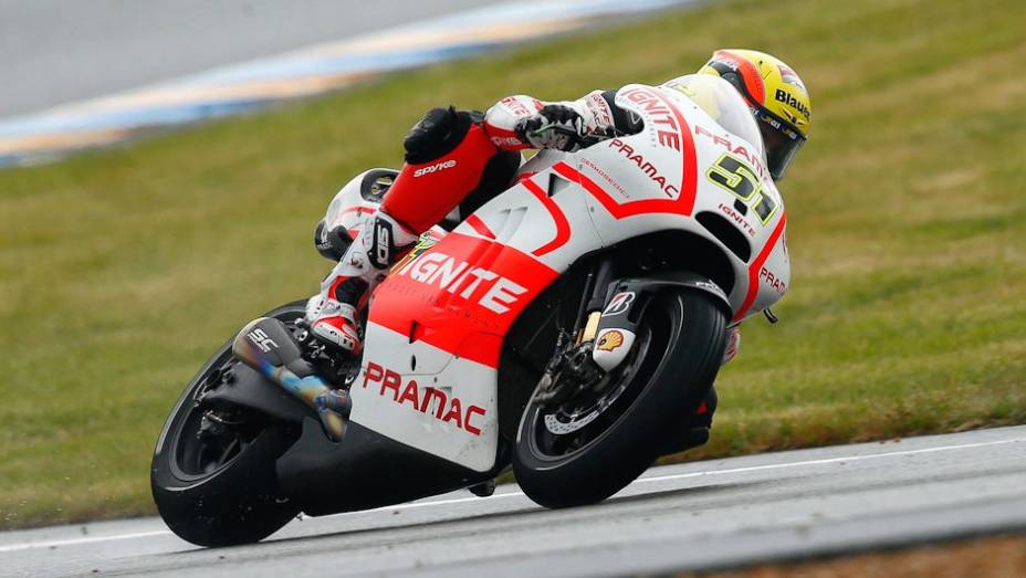 Michele Pirro (Ignite Pramac Racing) ficou em oitavo | <a href="https://gutenberg.quatrorodas.abril.com.br/moto/noticias/motogp-pedrosa-vence-corrida-le-mans-741797.shtml" rel="migration">Leia mais</a>