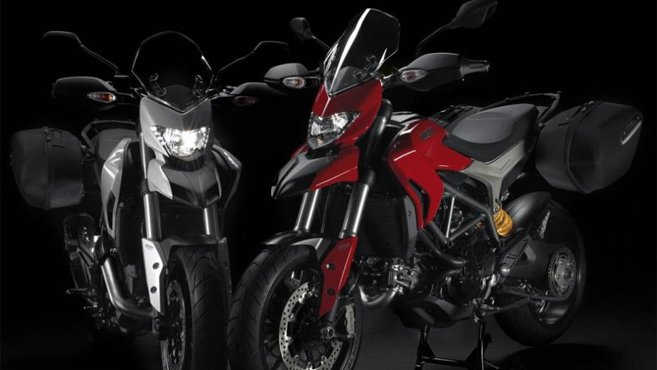 Motocicleta também é dedicada para o uso diário | <a href="https://gutenberg.quatrorodas.abril.com.br/moto/noticias/ducati-revela-hyperstrada-2013-742105.shtml" rel="migration">Leia mais</a>