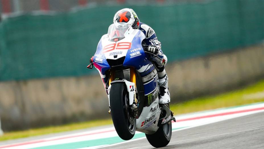 Jorge Lorenzo (Yamaha Factory Racing) foi o mais rápido nesta sexta-feira (31) | <a href="https://gutenberg.quatrorodas.abril.com.br/moto/noticias/motogp-yamaha-domina-treino-mugello-742926.shtml" rel="migration">Leia mais</a>