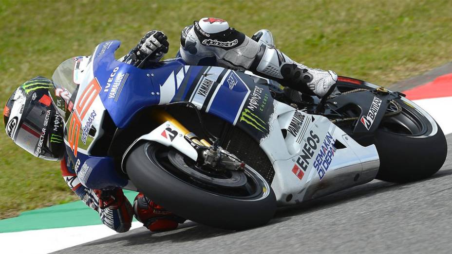 Jorge Lorenzo perdeu o primeiro lugar por 69 milésimos de segundo | <a href="https://gutenberg.quatrorodas.abril.com.br/moto/noticias/motogp-pedrosa-garante-pole-mugello-742928.shtml" rel="migration">Leia mais</a>