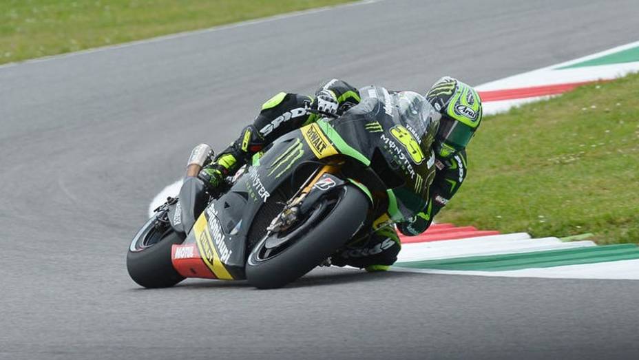 Cal Crutchlow ficou com o quarto tempo | <a href="https://gutenberg.quatrorodas.abril.com.br/moto/noticias/motogp-pedrosa-garante-pole-mugello-742928.shtml" rel="migration">Leia mais</a>