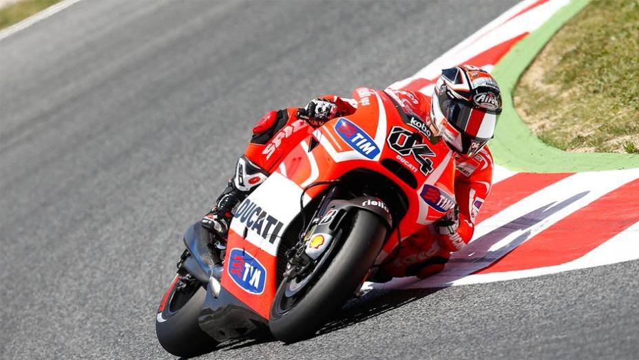 Andrea Dovizioso (Ducati Team) foi o sétimo | <a href="https://gutenberg.quatrorodas.abril.com.br/moto/noticias/motogp-lorenzo-domina-gp-catalunha-744220.shtml" rel="migration">Leia mais</a>