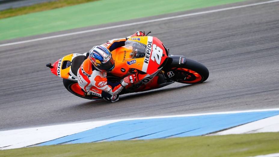 Dani Pedrosa, líder do campeonato, foi o quarto | <a href="https://gutenberg.quatrorodas.abril.com.br/moto/noticias/motogp-rossi-reencontra-vitoria-assen-745441.shtml" rel="migration">Leia mais</a>