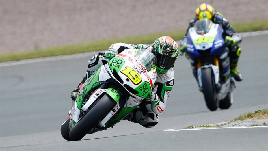 Alvaro Bautista (GO & FUN Honda Gresini) ficou com o oitavo tempo na Alemanha | <a href="https://gutenberg.quatrorodas.abril.com.br/moto/noticias/motogp-marquez-conquista-pole-alemanha-746854.shtml" rel="migration">Leia mais</a>