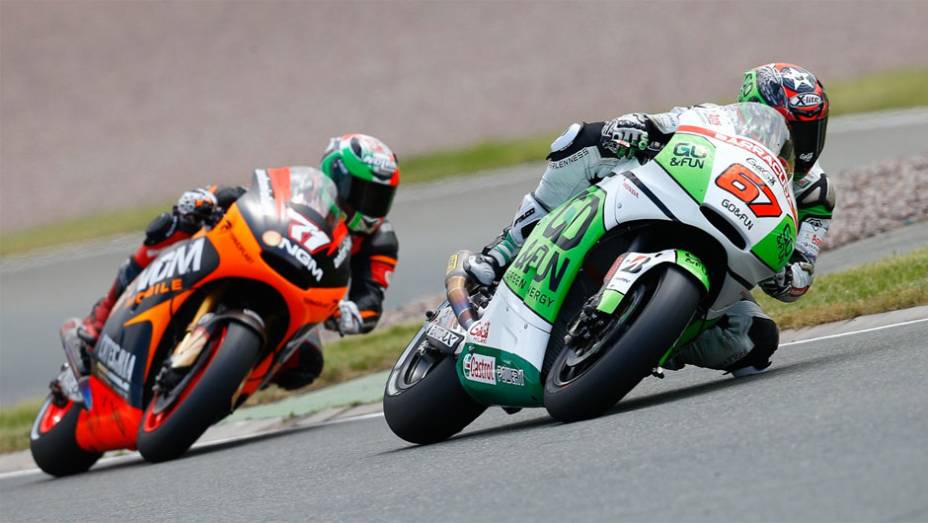 Claudio Corti (71 - Kawasaki) ficou com a décima colocação nos treinos deste sábado | <a href="https://gutenberg.quatrorodas.abril.com.br/moto/noticias/motogp-marquez-conquista-pole-alemanha-746854.shtml" rel="migration">Leia mais</a>