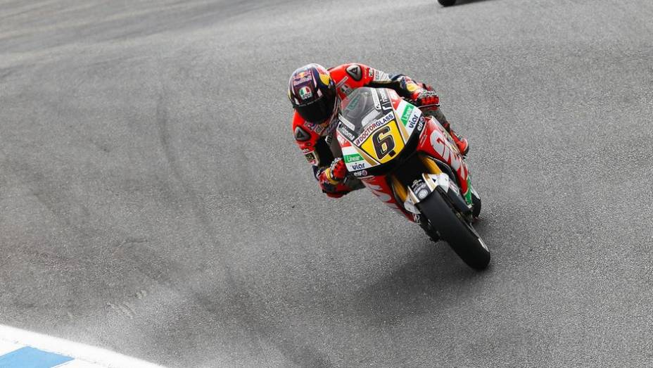 A segunda colocação ficou com o alemão Stefan Bradl (LCR Honda MotoGP) | <a href="https://gutenberg.quatrorodas.abril.com.br/moto/noticias/motogp-marquez-lidera-laguna-seca-747560.shtml" rel="migration">Leia mais</a>