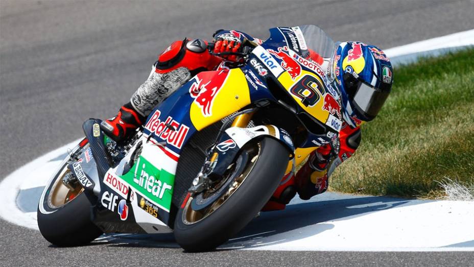 Stefan Bradl ficou com o sétimo lugar | <a href="https://gutenberg.quatrorodas.abril.com.br/moto/noticias/motogp-marquez-vence-indianapolis-750342.shtml" rel="migration">Leia mais</a>