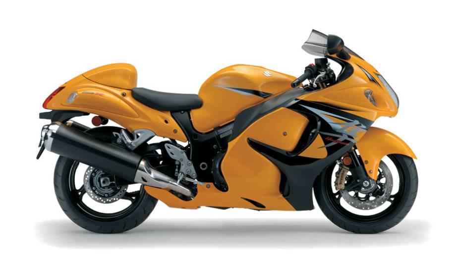 Nova Suzuki Hayabusa estará disponível nas cores amarela, branca e preta | <a href="https://gutenberg.quatrorodas.abril.com.br/moto/noticias/suzuki-hayabusa-2013-chega-ao-brasil-abs-751353.shtml" rel="migration">Leia mais</a>