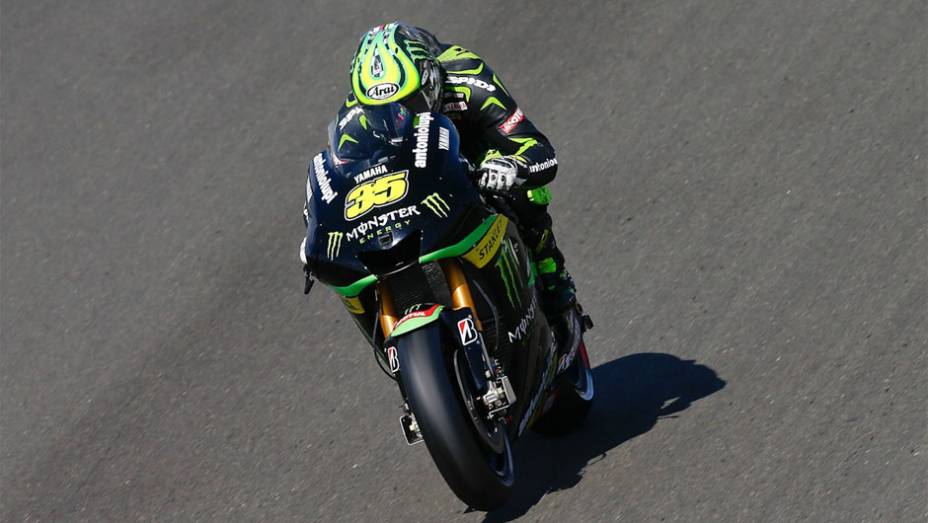 Cal Crutchlow foi apenas o sétimo | <a href="https://gutenberg.quatrorodas.abril.com.br/moto/noticias/motogp-lorenzo-bate-marquez-silverstone-752002.shtml" rel="migration">Leia mais</a>