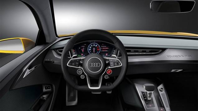 O interior é minimalista, com mostradores digitais, conta-giros centralizado, um cronômetro de voltas no lado direito e um mapa da lendária pista de Le Mans à esquerda | <a href="%20https://gutenberg.quatrorodas.abril.com.br/saloes/frankfurt/2013/audi-sport-quattro-75" rel="migration"></a> O interior é minimalista, com mostradores digitais, conta-giros centralizado, um cronômetro de voltas no lado direito e um mapa da lendária pista de Le Mans à esquerda | <a href="%20https://gutenberg.quatrorodas.abril.com.br/saloes/frankfurt/2013/audi-sport-quattro-75" rel="migration"></a>