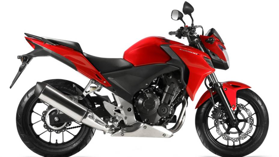 Com estilo e design inspirados na CB1000R, o novo modelo oferece grande agilidade | <a href="https://gutenberg.quatrorodas.abril.com.br/moto/noticias/honda-investe-modelos-500cc-756399.shtml" rel="migration">Leia mais</a>