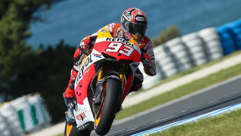 Márc Márquez (Repsol Honda Team) sairá da segunda colocação | <a href="https://gutenberg.quatrorodas.abril.com.br/moto/noticias/motogp-lorenzo-pole-australia-757585.shtml" rel="migration">Leia mais</a>