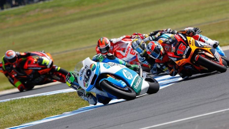 Na Moto2, a vitória ficou com Pol Espargaró | <a href="https://gutenberg.quatrorodas.abril.com.br/moto/noticias/motogp-lorenzo-vence-embola-campeonato-757595.shtml" rel="migration">Leia mais</a>