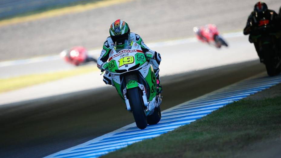 Álvaro Bautista ficou em quarto | <a href="https://gutenberg.quatrorodas.abril.com.br/moto/noticias/motogp-definicao-titulo-fica-ultima-prova-758422.shtml" rel="migration">Leia mais</a>