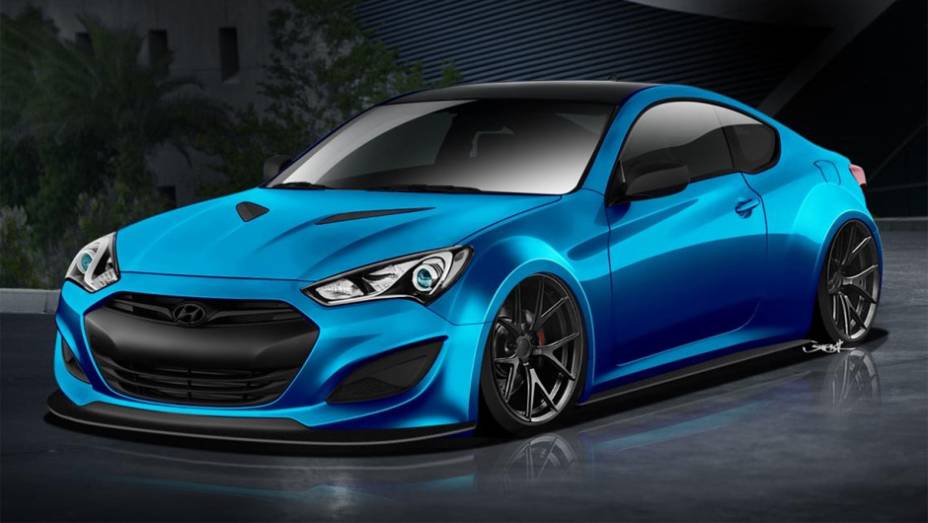 Hyundai Genesis Coupe JP Edition | <a href="https://gutenberg.quatrorodas.abril.com.br/noticias/fabricantes/hyundai-mostrara-genesis-coupe-atlantic-blue-sema-show-757098.shtml" rel="migration">Leia mais</a>