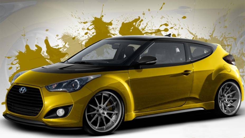 Fox Marketing Hyundai Veloster Turbo | <a href="https://gutenberg.quatrorodas.abril.com.br/noticias/fabricantes/hyundai-mostra-veloster-370-cv-sema-757846.shtml" rel="migration">Leia mais</a>