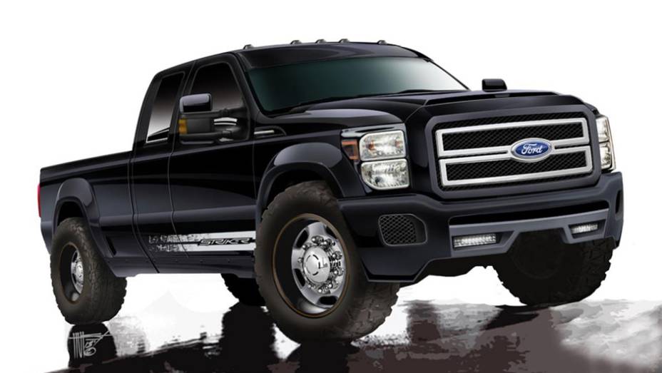 Ford F-250 Hulst Customs | <a href="https://gutenberg.quatrorodas.abril.com.br/noticias/fabricantes/ford-mostrara-picapes-sema-show-759058.shtml" rel="migration">Leia mais</a>