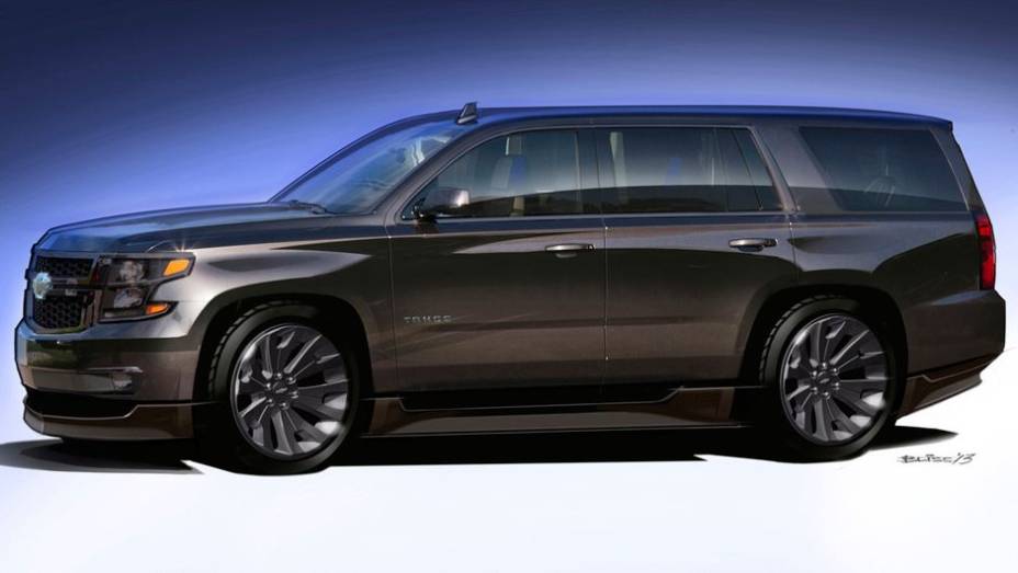 Chevrolet Tahoe Black concept | <a href="https://gutenberg.quatrorodas.abril.com.br/noticias/fabricantes/chevrolet-revela-mais-novidades-sema-show-759265.shtml" rel="migration">Leia mais</a> | <a href="https://gutenberg.quatrorodas.abril.com.br/galerias/especiais/sema-show-2013-parte-1-759076" rel="migration"></a>