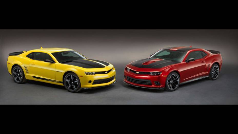 Chevrolet Performance V6 and V8 Camaros | <a href="https://gutenberg.quatrorodas.abril.com.br/noticias/fabricantes/chevrolet-revela-mais-novidades-sema-show-759265.shtml" rel="migration">Leia mais</a> | <a href="https://gutenberg.quatrorodas.abril.com.br/galerias/especiais/sema-show-2013-part" rel="migration"></a>