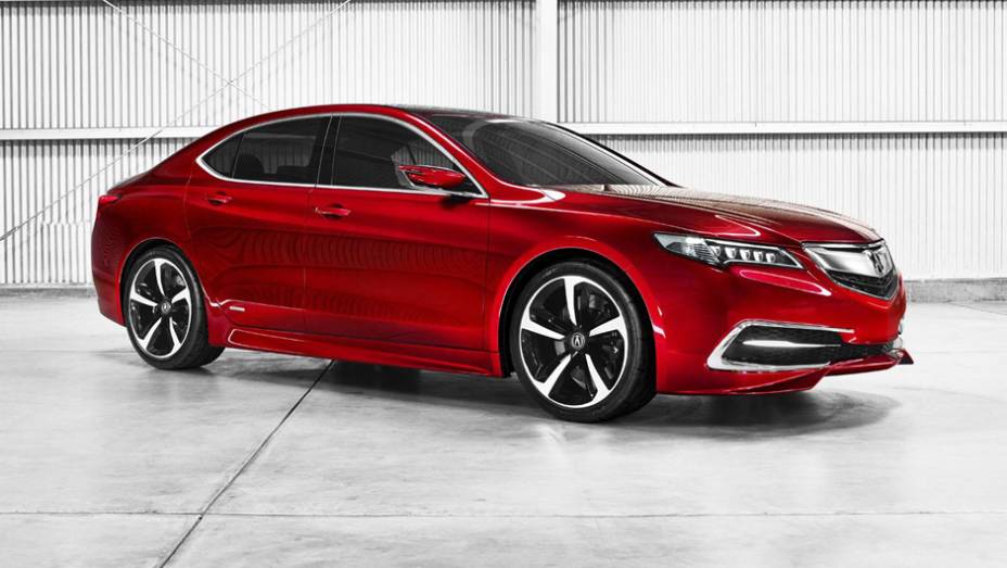 A Acura apresentou no Salão de Detroit, nesta terça-feira (14), o TLX Prototype | <a href="https://gutenberg.quatrorodas.abril.com.br/noticias/saloes/detroit-2014/acura-apresenta-tlx-prototype-770463.shtml" rel="migration">Leia mais</a>