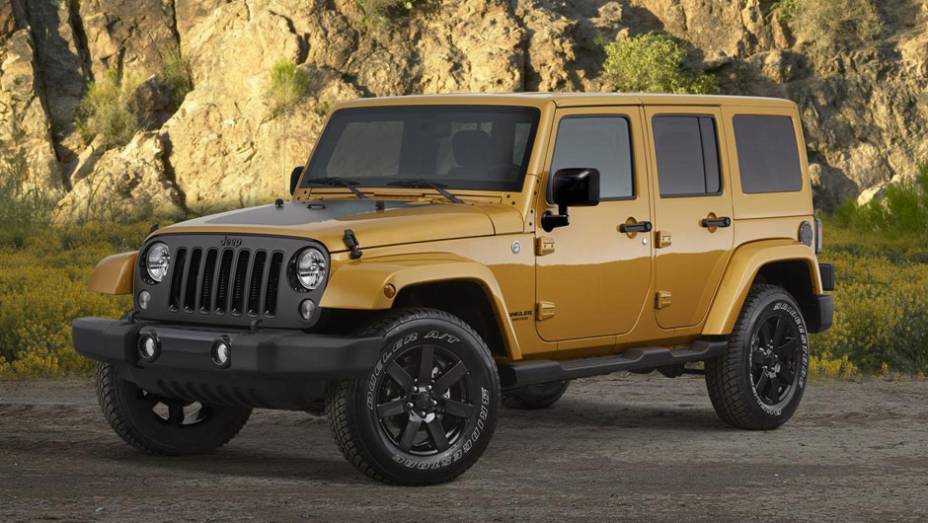 Por fim, o Wrangler Altitude chega baseado na versão Sahara, recebendo grade frontal em preto fosco... | <a href="https://gutenberg.quatrorodas.abril.com.br/noticias/fabricantes/jeep-lanca-edicao-especial-altitude-771178.shtml" rel="migration">Leia mais</a>