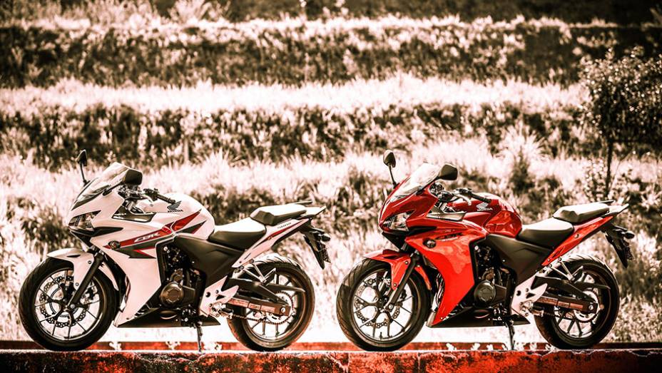 Bloco da nova CBR 500R desenvolve potência máxima de 50,4 cv e torque máximo de 4,55 mkgf | <a href="https://gutenberg.quatrorodas.abril.com.br/moto/noticias/honda-inicia-vendas-cbr-500r-brasil-773679.shtml" rel="migration">Leia mais</a>