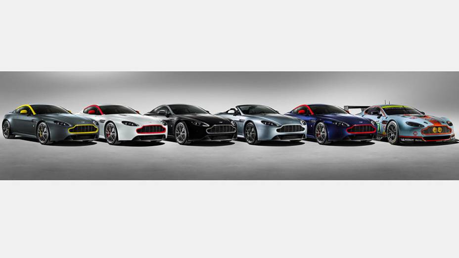 O novo pacote aerodinâmico é derivado das competições automobilísticas | <a href="https://gutenberg.quatrorodas.abril.com.br/noticias/saloes/genebra-2014/aston-martin-levara-edicoes-especiais-vantage-db9-genebra-774029.shtml" rel="migration">Leia mais</a>