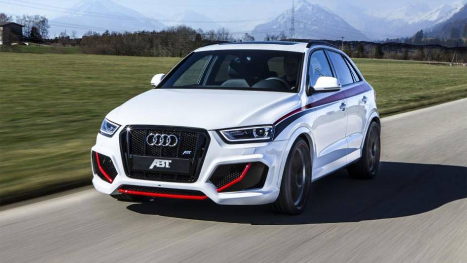 Modelo conta com novos grafismos e desempenho atualizado | <a href="https://gutenberg.quatrorodas.abril.com.br/noticias/saloes/genebra-2014/abt-sportsline-levara-audi-rs-q3-genebra-774947.shtml" rel="migration">Leia mais</a>