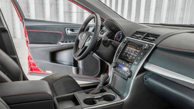 Por dentro as mudanças foram mais comedidas, limitando-se a novas opções de revestimento e apliques | <a href="https://gutenberg.quatrorodas.abril.com.br/noticias/saloes/new-york-2014/toyota-mostra-novo-camry-779950.shtml" rel="migration">Leia mais</a> Por dentro as mudanças foram mais comedidas, limitando-se a novas opções de revestimento e apliques | <a href="https://gutenberg.quatrorodas.abril.com.br/noticias/saloes/new-york-2014/toyota-mostra-novo-camry-779950.shtml" rel="migration">Leia mais</a>