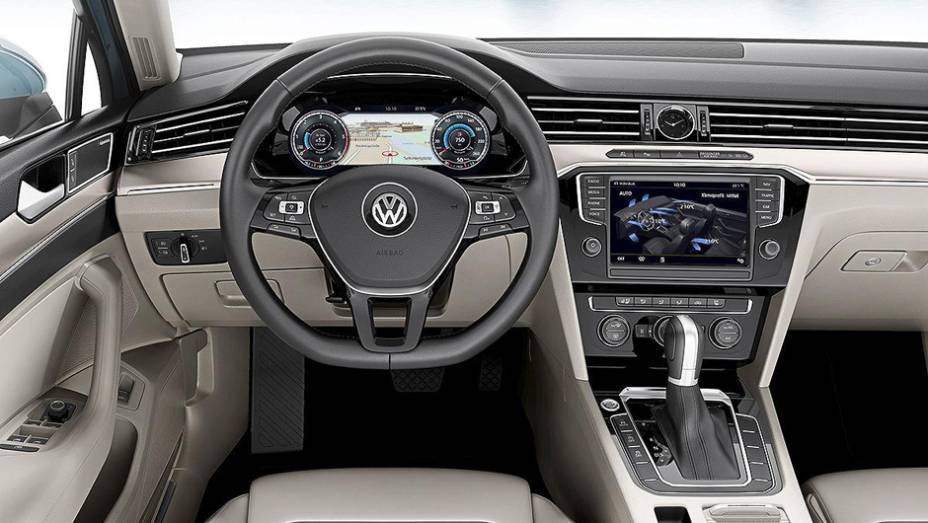 Estão previstas dez opções de motorização para o novo Passat: cinco a gasolina, quatro a diesel e uma híbrida plug-in | <a href="https://gutenberg.quatrorodas.abril.com.br/noticias/fabricantes/volkswagen-apresenta-novo-passat-788079.shtml" rel="migration">Leia mais</a>