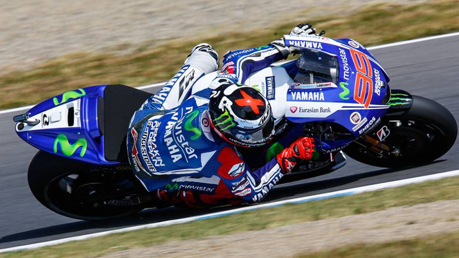 Jorge Lorenzo obteve a segunda posição | <a href="https://gutenberg.quatrorodas.abril.com.br/moto/noticias/motogp-dovizioso-mais-rapido-motegi-805474.shtml" rel="migration">Leia mais</a>