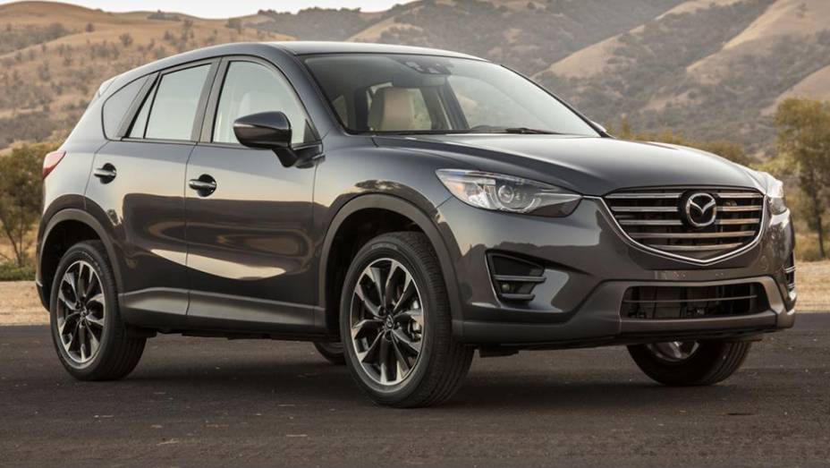 O Salão de Los Angeles trouxe mais uma grande atração, dessa vez da japonesa Mazda: o facelift do CX-5 | <a href="https://gutenberg.quatrorodas.abril.com.br/noticias/saloes/losangeles-2014/mazda-cx-5-apresentado-816243.shtml" rel="migration">Leia mais</a>