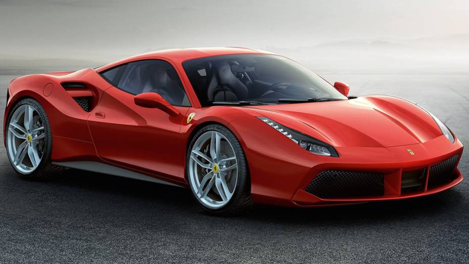 Depois de muito mistério finalmente foi lançada pela Ferrari, nesta terça-feira (3), a nova 488 GTB | <a href="https://gutenberg.quatrorodas.abril.com.br/noticias/saloes/genebra-2015/ferrari-lanca-488-gtb-motor-v8-biturbo-831400.shtml" rel="migration">Leia mais</a>