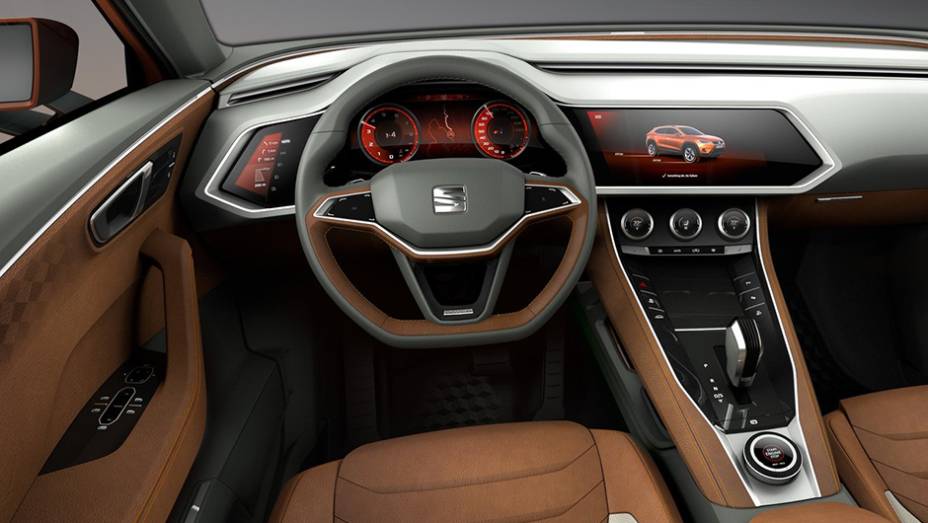 A Seat garante: o 20V20 concept foi desenhado para poder receber op&ccedil;&otilde;es de motoriza&ccedil;&atilde;o a diesel e a gasolina | <a href="https://gutenberg.quatrorodas.abril.com.br/noticias/saloes/genebra-2015/seat-exibe-20v20-concept-842583.shtml" rel="migration">Leia mais</a>