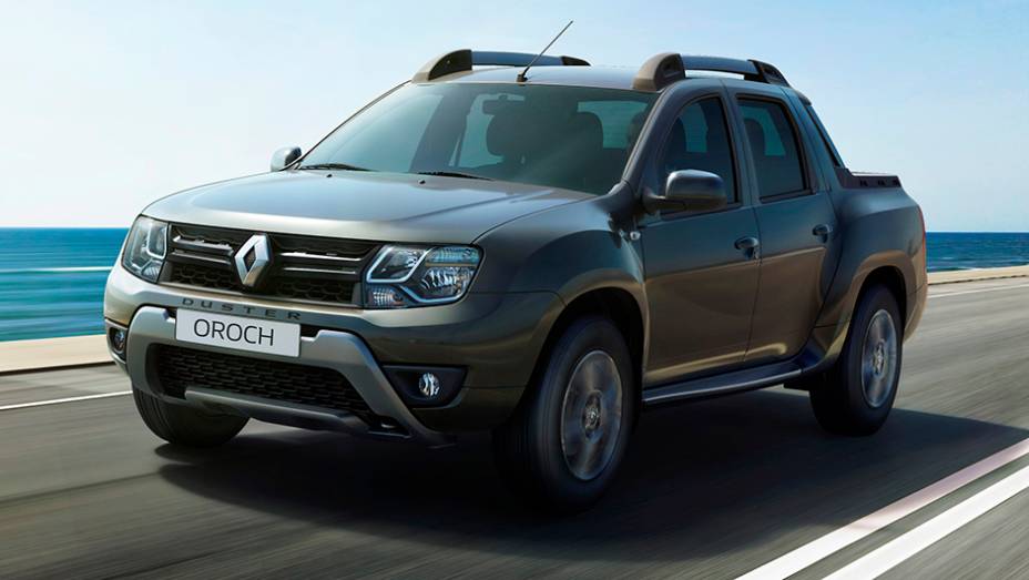 A nova picape média da Renault, como seu nome sugere, é baseada no utilitário Duster | <a href="https://gutenberg.quatrorodas.abril.com.br/noticias/saloes/buenos-aires-2015/renault-exibe-duster-picape-sandero-r-s-877281.shtml" rel="migration">Leia mais</a>