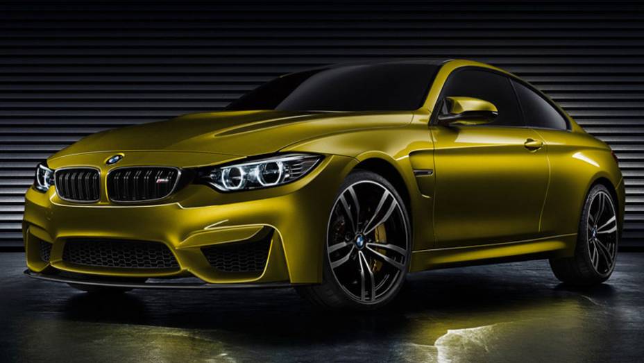 A BMW mostrou as primeiras imagens do Concept M4 Coupé, que antecipa a versão final do M4 | <a href="https://gutenberg.quatrorodas.abril.com.br/noticias/fabricantes/bmw-mostra-fotos-concept-m4-750070.shtml" rel="migration">Leia mais</a>