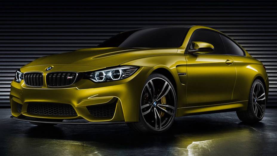 A BMW mostrou as primeiras imagens do Concept M4 Coup&eacute;, que antecipa a vers&atilde;o final do M4 | <a href="https://gutenberg.quatrorodas.abril.com.br/noticias/fabricantes/bmw-mostra-fotos-concept-m4-750070.shtml" rel="migration">Leia mais</a>