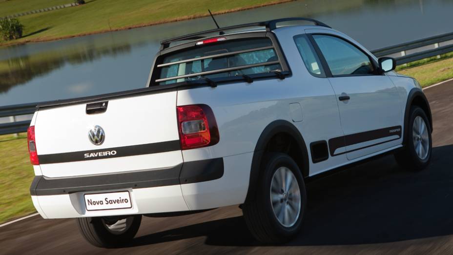 Agora a Trooper &eacute; oferecida somente com op&ccedil;&atilde;o de cabine estendida | <a href="https://gutenberg.quatrorodas.abril.com.br/carros/lancamentos/vw-saveiro-2014-738896.shtml" rel="migration">Leia mais</a>