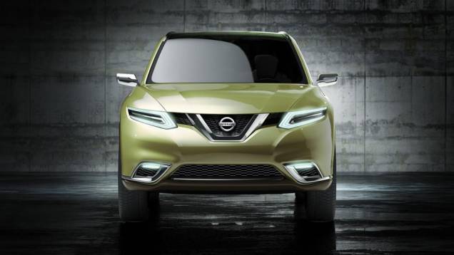 Grade frontal é em formato de V | <a href="https://gutenberg.quatrorodas.abril.com.br/saloes/genebra/2012/nissan-hi-cross-678708.shtml" rel="migration">Leia mais</a> Grade frontal é em formato de V | <a href="https://gutenberg.quatrorodas.abril.com.br/saloes/genebra/2012/nissan-hi-cross-678708.shtml" rel="migration">Leia mais</a>