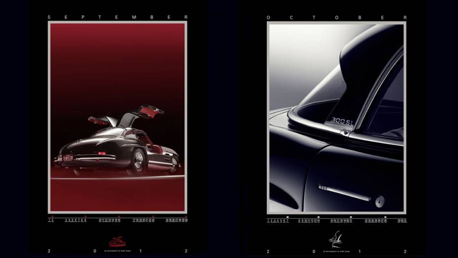 Setembro | Outubro | <a href="https://gutenberg.quatrorodas.abril.com.br/noticias/entretenimento-calendario-mercedes-benz-300-sl-revelado-estudio-bruno-roberti-305357_p.shtml" rel="migration">Leia mais</a>