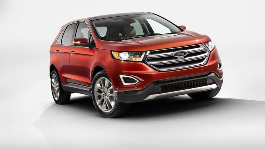 A profunda reestilização deixou o SUV com ar mais esportivo, especialmente na frente | <a href="https://gutenberg.quatrorodas.abril.com.br/noticias/saloes/paris-2014/ford-apresenta-novo-edge-787116.shtml" rel="migration">Leia mais</a>